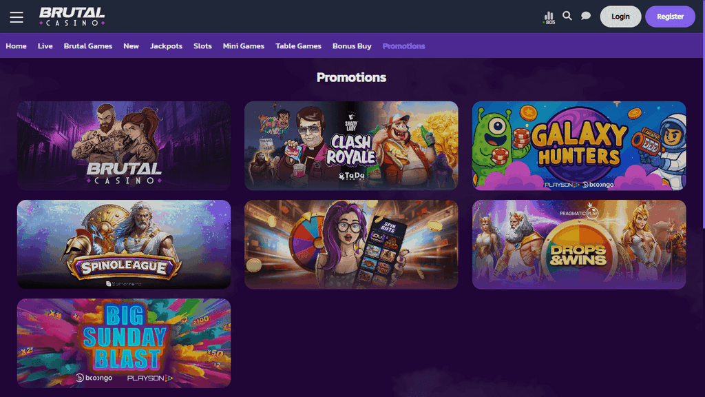 Brutal Online Enterprise Evaluation|Brutal Online Casino Benefit Code: Stand Up to EUR1,000 in Bonus Money